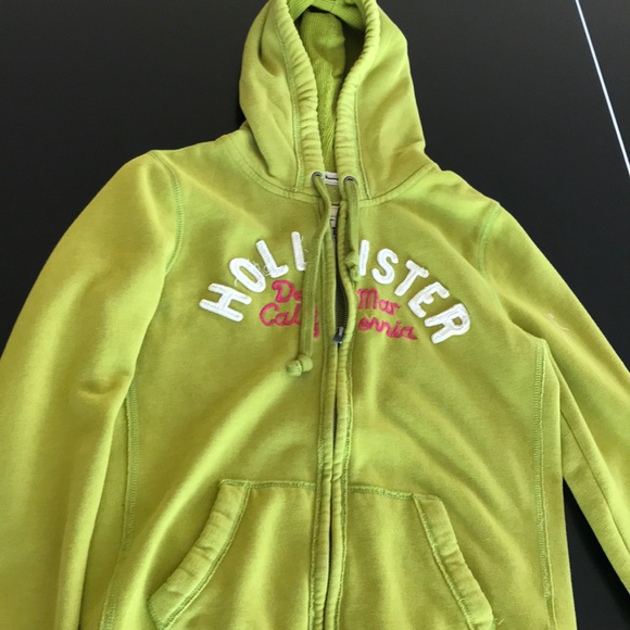 Green Hollister hoodie - Picture 2 of 2